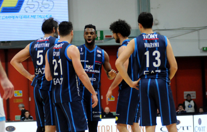 Il Gruppo Mascio chiude la prima fase ospitando la Kienergia Rieti