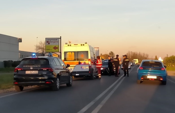 Schianto sulla Francesca, quattro feriti