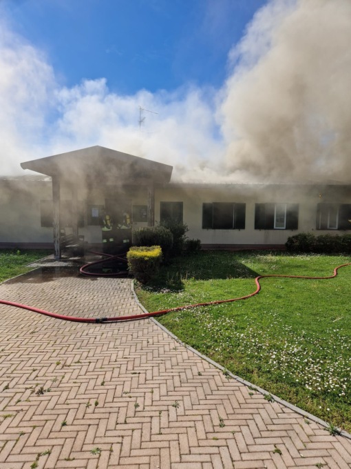 Rogo alla sede degli alpini