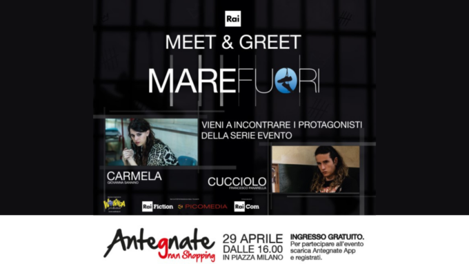 Mare Fuori e ad Antegnate Gran Shopping arriva un mare di fan!