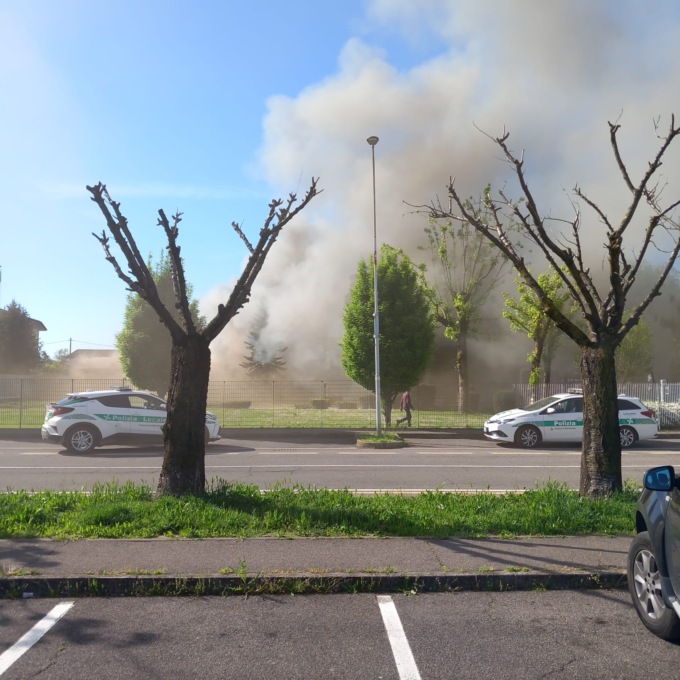 Rogo alla sede degli alpini