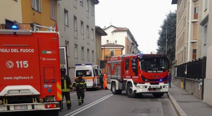Fuga di gas a Bergamo, 50 famiglie evacuate e anche un supermercato