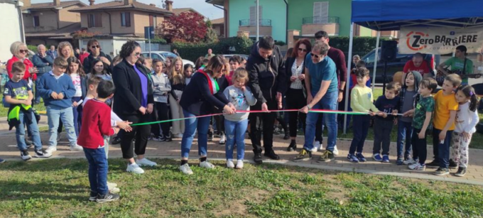 Unici come un diamante: a Rivolta il taglio del nastro per il parco inclusivo