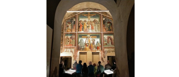 Un viaggio tra gli affreschi dell’ex convento di Santa Chiara