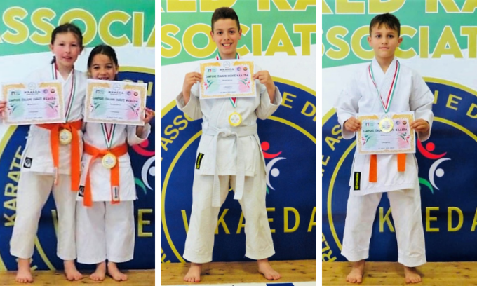 Scuola Italiana Karate Arcene cala il pokerissimo tricolore al Campionato Italiano Assoluto