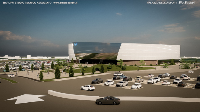 Nuovo Palasport di Treviglio: ecco come sarà la nuova casa della Blu Basket