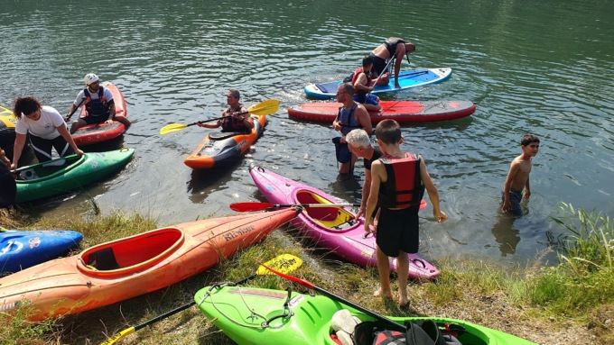 In kayak sull’Adda: Canonica fa centro