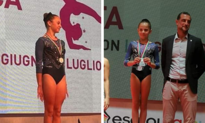 Le "sorelle tricolore" della ginnastica artistica sul podio di Rimini