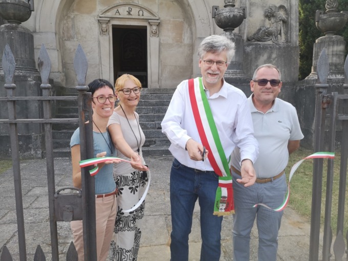 Inaugurato il Mausoleo Gambarini Cagnola Abbiati: da domani porte aperte al pubblico