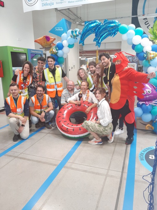 Cristiano Militello visita Amazon per il lancio del Primeday