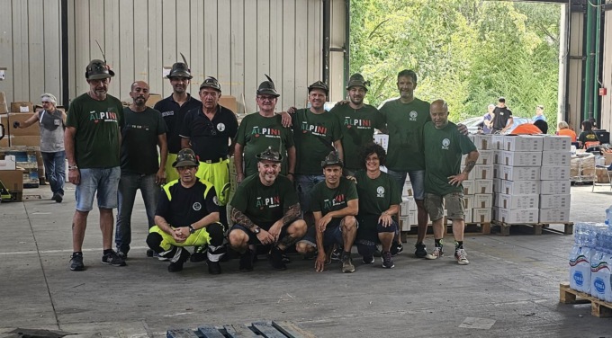 Alpini in campo per l’Emilia Romagna