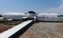 Disastro aereo (per finta) a Pontirolo: lo spettacolare video dell'esercitazione alla "Logica"