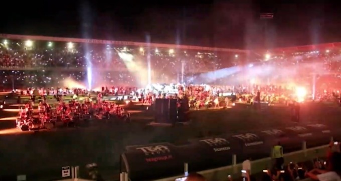 Anche musicisti della Bassa nella Rockin’1000 che si è esibita in un concerto per la Romagna