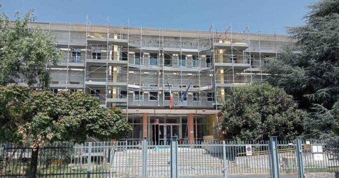 Tempi rispettati al cantiere della “Grossi”, le lezioni riprenderanno regolarmente a settembre