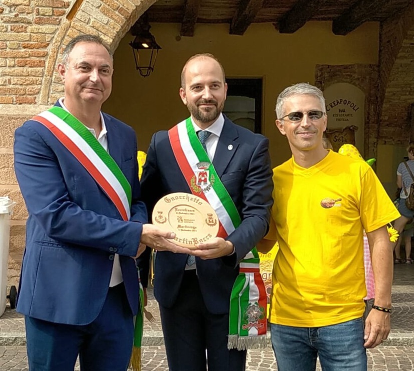 Martinengo Presentato il nuovo gnocchetto MartinRocca, nato dal gemellaggio gastronomico con il Comune bresciano di Roccafranca