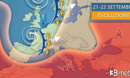 Meteo instabile, dal caldo anomalo ai forti temporali al Nord