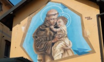 Un murales dedicato a Sant'Antonio: "Così omaggio la devozione dei miei genitori"