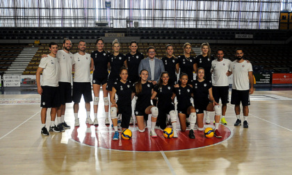 Il Volley Bergamo al primo allenamento nella sua nuova casa