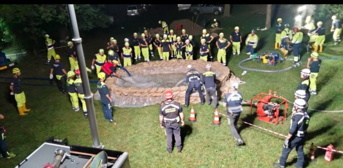 Oltre 200 volontari alla maxi esercitazione del Com Bassa Bergamasca