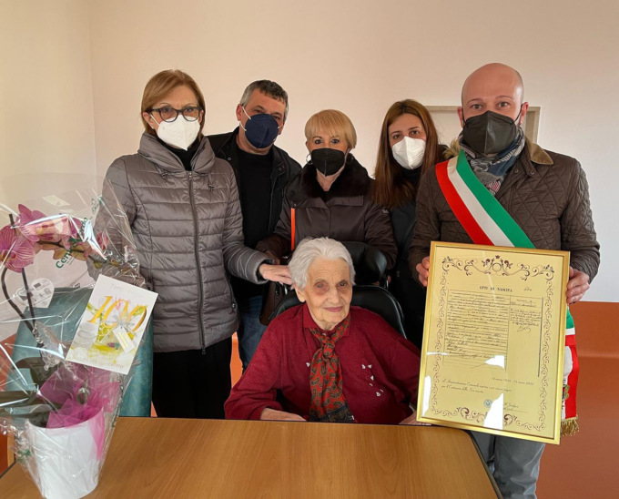 Oggi l’addio alla decana Ninetta Blini, aveva 101 anni
