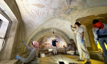 Gli affreschi della Chiesa di San Rocco tornano a splendere grazie agli allievi del Fantoni