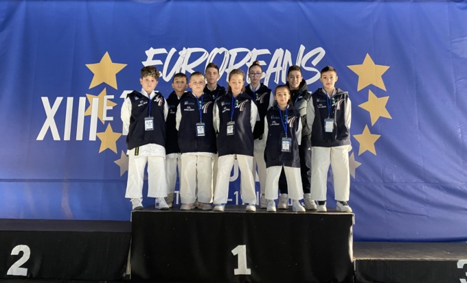 Scuola Italiana Karate Arcene sul podio in Francia