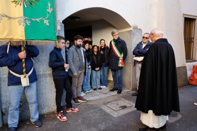 Inaugurazione portici via Cavour