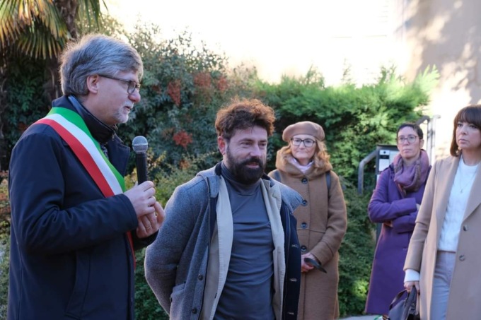 Inaugurazione portici via Cavour