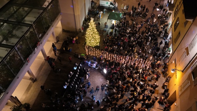 La magia del Natale si accende anche a Treviglio con l’albero della Bcc