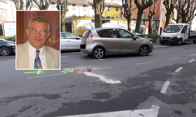 Travolto da un’auto a Romano: muore l’ex vicesindaco Giuseppe Rossi