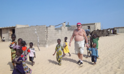 Il nome di "Baldo" sulla scuola dei "suoi" amati bambini in Senegal