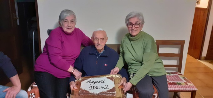Auguri al reduce Giacomo Malanchini, sono 102!
