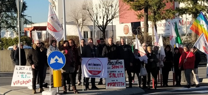 Si allarga la protesta contro la sanità privatizzata: “La situazione in bergamasca è insostenibile”