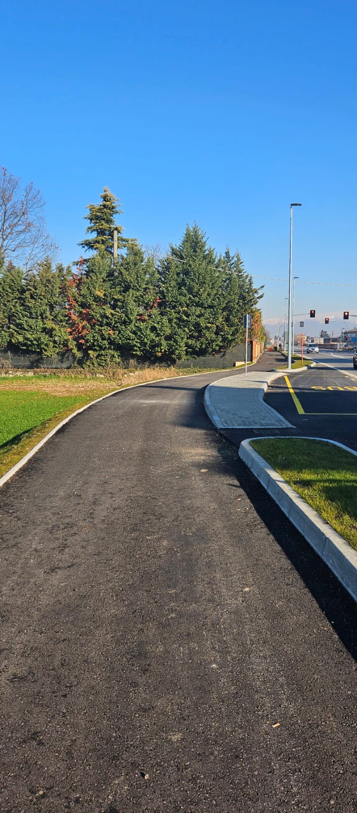 Treviglio Castel Rozzone pista ciclabile