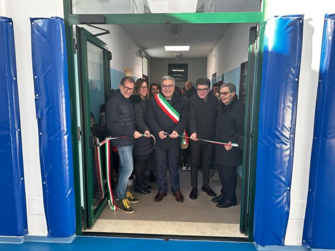 Inaugurata la palestra ristrutturata
