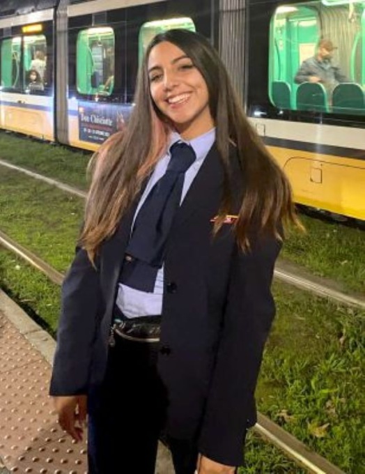 Tutti in tram con la misanese Mailen