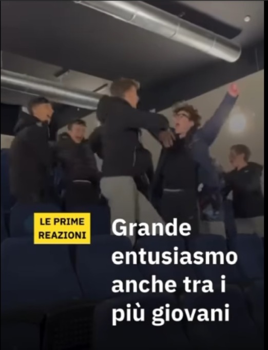 video annuncia la fine dei lavori all'oratorio