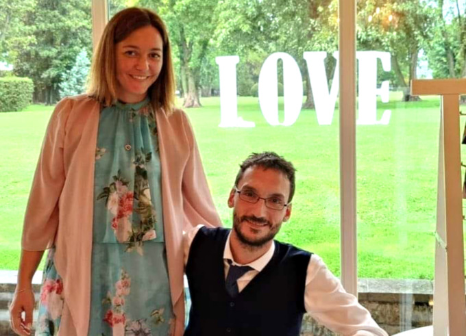Elisabetta e Fabio, un amore sbocciato in Comune