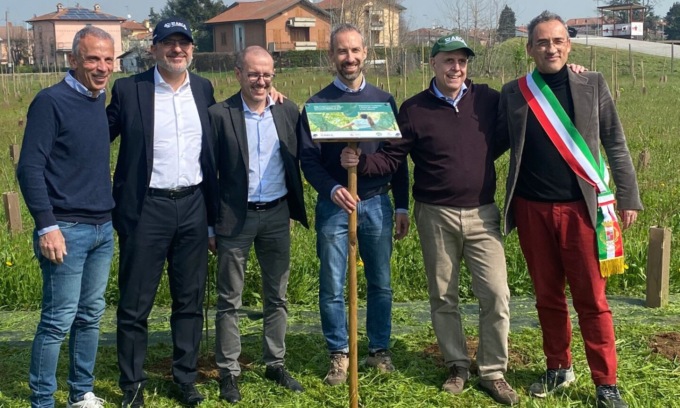 Una città col pollice verde, messe a dimora 750 piante nei pressi del bike park