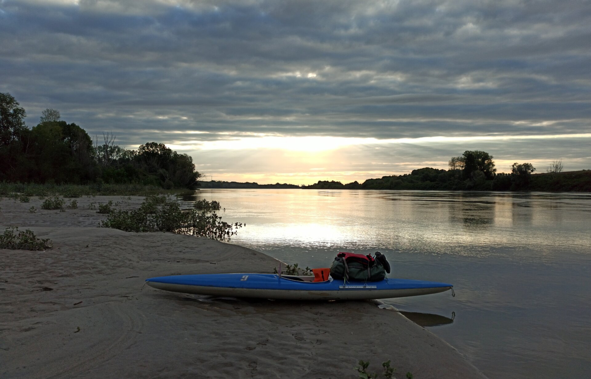 Ciserano in canoa lungo il Po