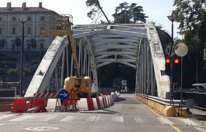 Lavori conclusi, domani il collaudo del ponte sull’Adda