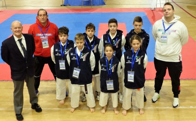 Scuola Italiana Karate Arcene da applausi a Lecco