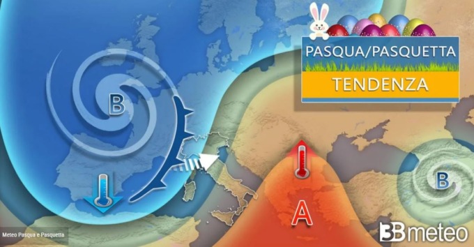 Al Nord sarà una Pasqua (e Pasquetta) bagnata
