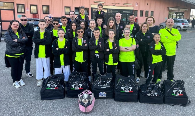 Ku Shin Kan Karate Club Urgnano in luce a Montecatini