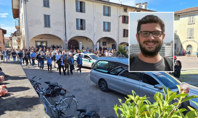 L’ultimo commosso saluto di Urgnano a Beppe Ghidotti