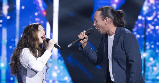 A “Io Canto Family” le ugole d’oro di papà Alessandro e la figlia Marika