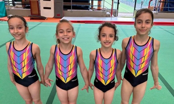 Sofia ed Emma, sono della “Trevicass” due delle migliori 40 ginnaste d’Italia