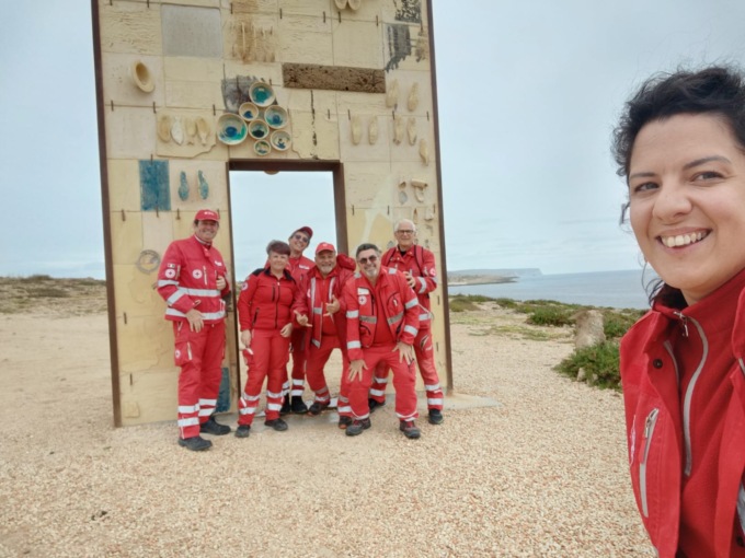 “Quel groppo in gola guardando il mare azzurro di Lampedusa…”