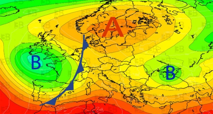 In 15 ore è caduta la pioggia di un mese intero, colpa del “Blocco Omega”