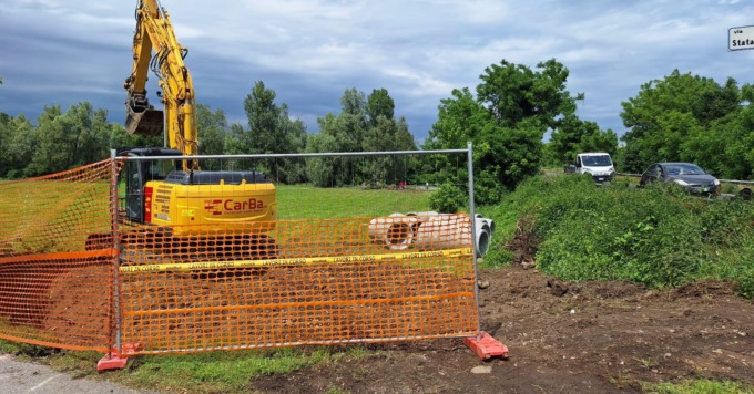 Il ponte delle due province sta prendendo forma